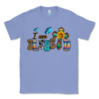 Colony Blue ı am blessed Classic Tee - AdoDesignShop
