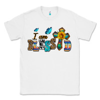 White ı am blessed Classic Tee - AdoDesignShop