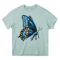 Arona Black Shallowtail Heavy Core Tee - LillyAllenDesigns