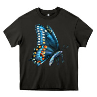 Asphalt Black Shallowtail Heavy Core Tee - LillyAllenDesigns