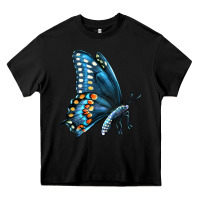 Black Black Shallowtail Heavy Core Tee - LillyAllenDesigns