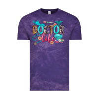 Cloud Purple doctor life Vintage Tee - Zillion Design Studio
