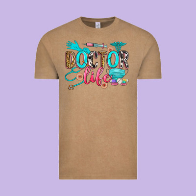 Doctor Life Vintage Tee Designed By Zillion Design Studio