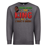 Charcoal Heather martin luther the king 1963 i have a dream Premium Sweatshirt - MaliasSmallBusiness
