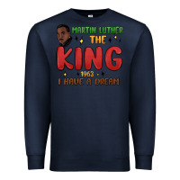 Navy martin luther the king 1963 i have a dream Premium Sweatshirt - MaliasSmallBusiness