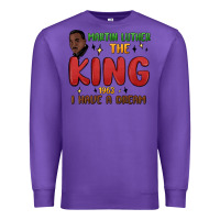 Purple martin luther the king 1963 i have a dream Premium Sweatshirt - MaliasSmallBusiness