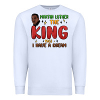 White martin luther the king 1963 i have a dream Premium Sweatshirt - MaliasSmallBusiness