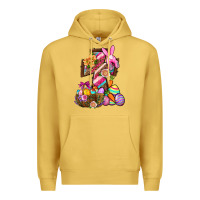 Antique Gold He Is Risen Premium Hoodie - BundleAndBundleShop