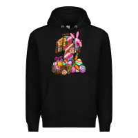 Black He Is Risen Premium Hoodie - BundleAndBundleShop