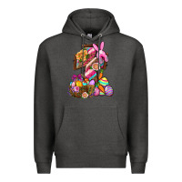 Charcoal Heather He Is Risen Premium Hoodie - BundleAndBundleShop