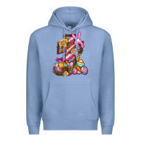 Colony Blue He Is Risen Premium Hoodie - BundleAndBundleShop
