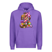 Purple He Is Risen Premium Hoodie - BundleAndBundleShop