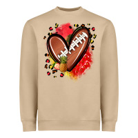 Mushroom fruits and football heart Heavyweight Sweatshirt - Zillion Design Studio