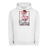 Pigment Lunar Rock Merry Flock Christmas Flamingo Christmas Urban Hoodie - Bettercallsaul