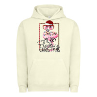 Pigment Pistachio Merry Flock Christmas Flamingo Christmas Urban Hoodie - Bettercallsaul