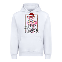 White Merry Flock Christmas Flamingo Christmas Urban Hoodie - Bettercallsaul