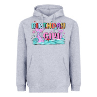Heather Grey birthday girl Heavyweight Hoodie - MaliasSmallBusiness