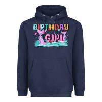 Navy birthday girl Heavyweight Hoodie - MaliasSmallBusiness