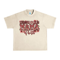 Sandshell glitter and dirt mama of both girls Urban Heavy Tee - Zillion Design Studio