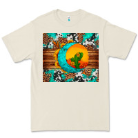 Bone sunflower desert cactus turquoise crescent Premium Tee - Artiststas