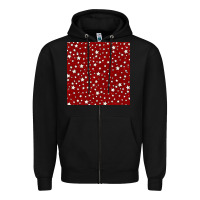 Black glitter 4th of july seamless pattern Zipper Hoodie - BundleAndBundleShop