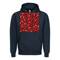 Navy glitter 4th of july seamless pattern Zipper Hoodie - BundleAndBundleShop