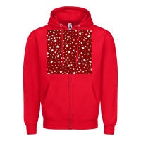 Red glitter 4th of july seamless pattern Zipper Hoodie - BundleAndBundleShop