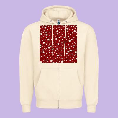 Glitter 4th Of July Seamless Pattern Zipper Hoodie Designed By Bundleandbundleshop