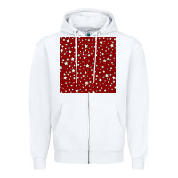 White glitter 4th of july seamless pattern Zipper Hoodie - BundleAndBundleShop