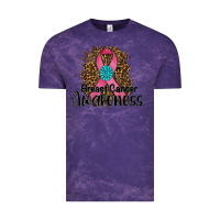 Cloud Purple breast cancer awareness Vintage Tee - RanaPortraitStore