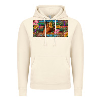 Vintage Artic Brown horse with flowers and leopard Vintage Hoodie - RanaPortraitStore