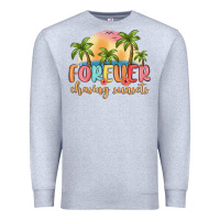 Heather Grey forever chasing sunsets Premium Sweatshirt - MaliasSmallBusiness