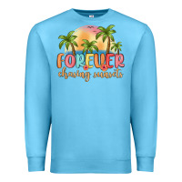Ocean Blue forever chasing sunsets Premium Sweatshirt - MaliasSmallBusiness