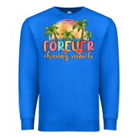 True Royal forever chasing sunsets Premium Sweatshirt - MaliasSmallBusiness