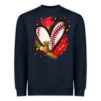 Navy fruits and baseball heart Heavyweight Sweatshirt - Zillion Design Studio