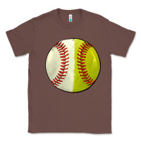 Chestnut half baseball softball Classic Tee - JahusDesignShop