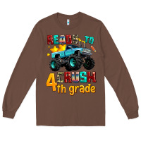 Chestnut ready to school crush 4th grade Long Sleeve Tee - AdoDesignShop