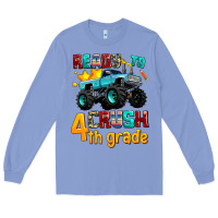 Colony Blue ready to school crush 4th grade Long Sleeve Tee - AdoDesignShop