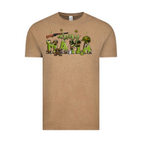Vintage Coffee army mama Vintage Tee - Zillion Design Studio