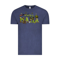 Vintage Denim army mama Vintage Tee - Zillion Design Studio
