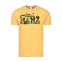 Vintage Mustard army mama Vintage Tee - Zillion Design Studio