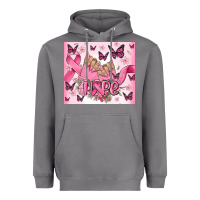 Storm breast cancer nails hope Heavyweight Hoodie - MaliasSmallBusiness