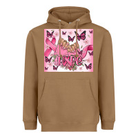 Toasted Coconut breast cancer nails hope Heavyweight Hoodie - MaliasSmallBusiness
