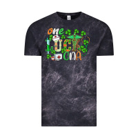 Cloud Black st.patricks one lucky cna  nurse Vintage Tee - BarkalooDesign