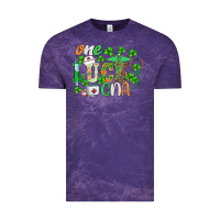 Cloud Purple st.patricks one lucky cna  nurse Vintage Tee - BarkalooDesign