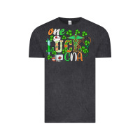 Vintage Black st.patricks one lucky cna  nurse Vintage Tee - BarkalooDesign