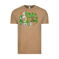 Vintage Coffee st.patricks one lucky cna  nurse Vintage Tee - BarkalooDesign