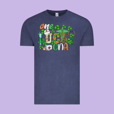 St.patricks One Lucky Cna  Nurse Vintage Tee Designed By Barkaloodesign