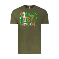 Vintage Olive st.patricks one lucky cna  nurse Vintage Tee - BarkalooDesign
