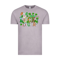 Vintage Zinc st.patricks one lucky cna  nurse Vintage Tee - BarkalooDesign